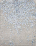 nourison silk shadows sha18 grey blue rug