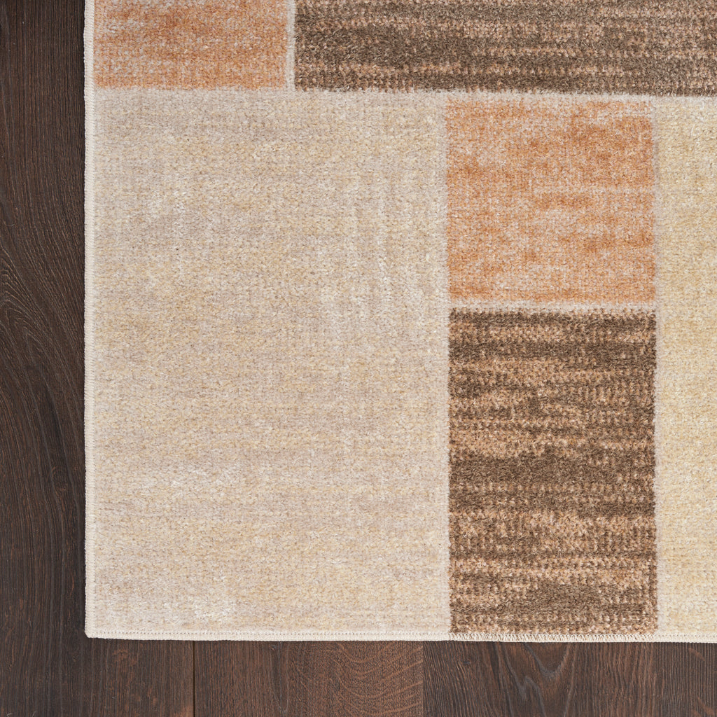 nourison astra machine washable asw09 beige multicolor rug