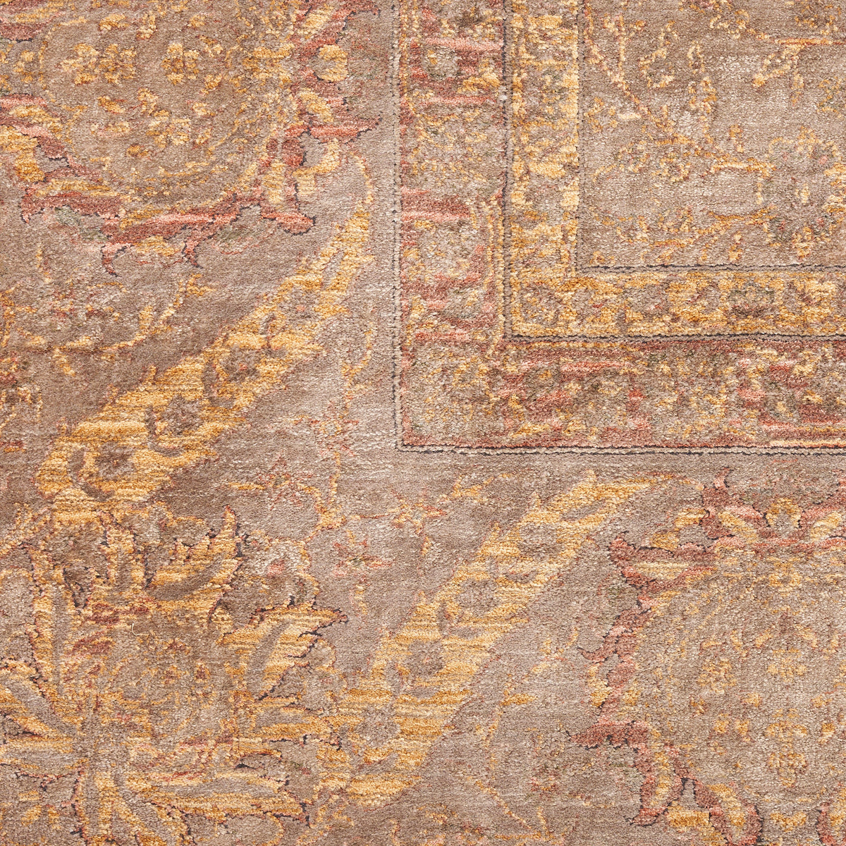 nourison luxurious lrs02 taupe rug