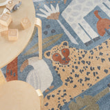 nourison astra machine washable asw01 multicolor rug