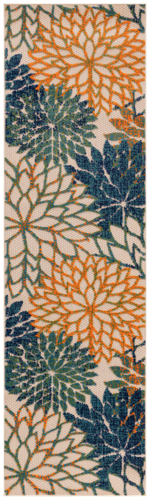 nourison aloha alh05 blue green rug