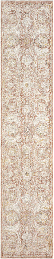 nourison antique fusion anf03 brick rug