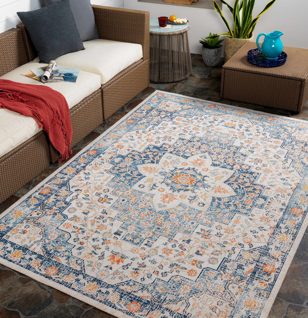 Hauteloom Invermere NVRMR Cream Machine Made Polyester Rug