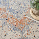 nourison nourison essentials persian nre07 beige blue rug