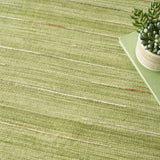 nourison interweave iwv01 green rug