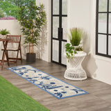 nourison aloha alh33 blue grey rug