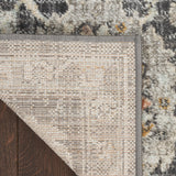 nourison oushak home ous01 charcoal rug