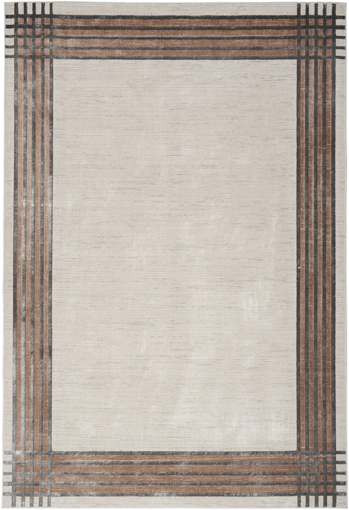 nourison desire dsr01 ivory silver rug