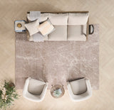nourison exhale exl02 mocha ivory rug