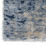 nourison dreamy shag drs06 light blue rug