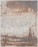 nourison elation etn07 grey ivory rug