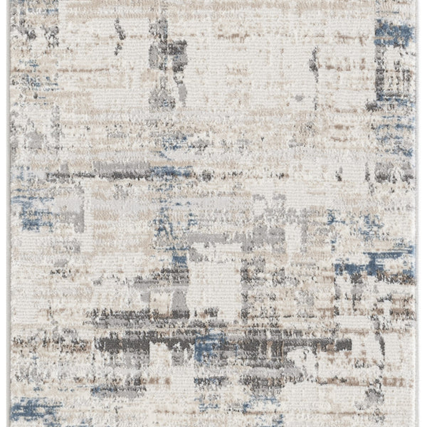 nourison ck022 infinity ifn06 ivory grey blue rug