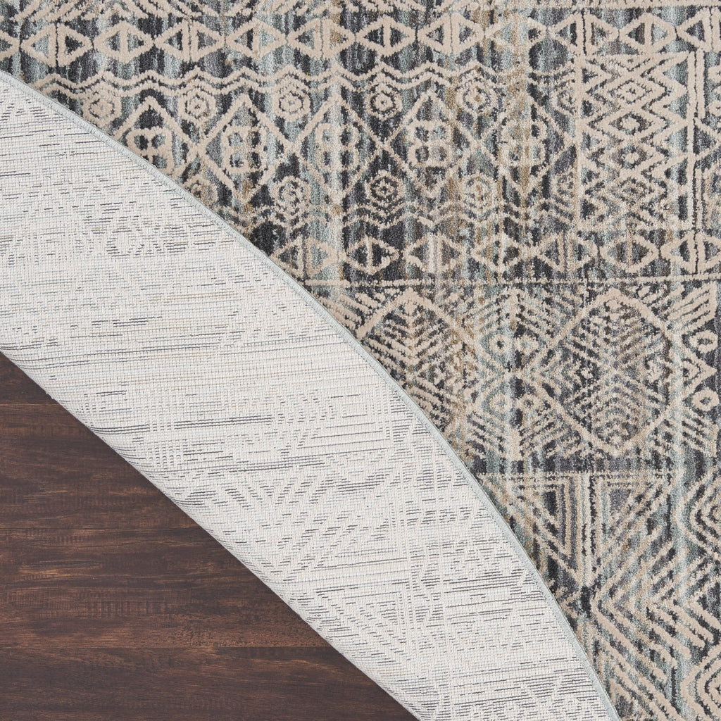 nourison lynx lnx06 ivory blue rug