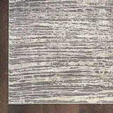 nourison sustainable trends sut01 ivory grey rug