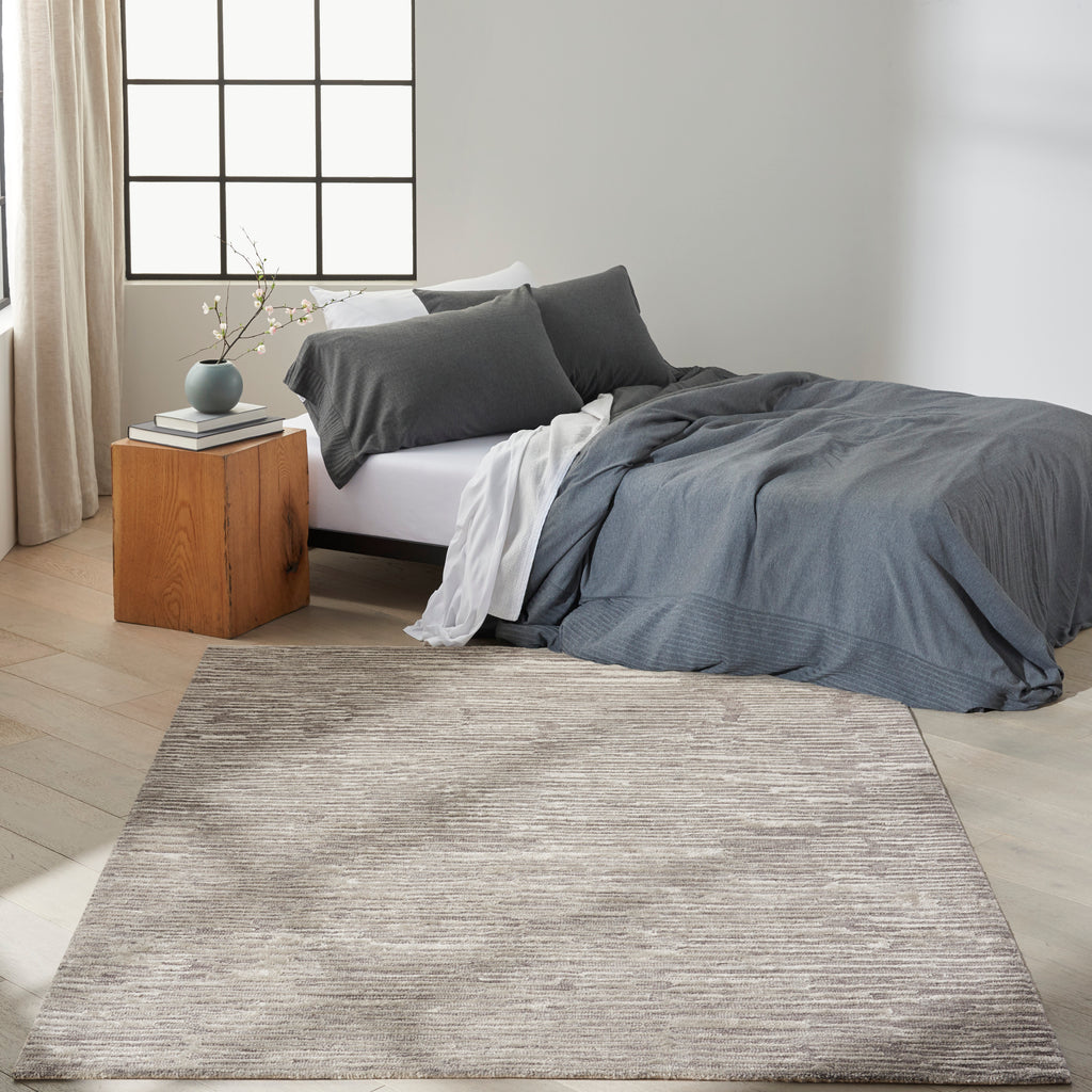 nourison ck010 linear lnr01 grey rug