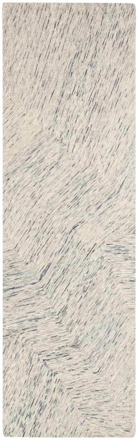 nourison pure angles ang01 grey rug