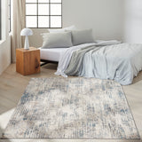 nourison ck022 infinity ifn04 ivory grey blue rug