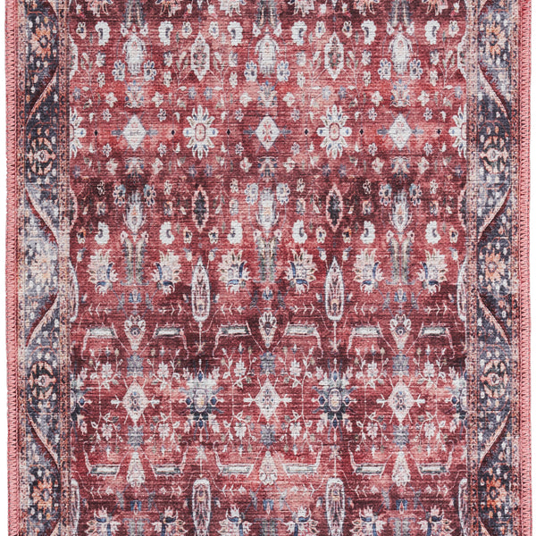 nourison grand washables grw06 brick ivory rug