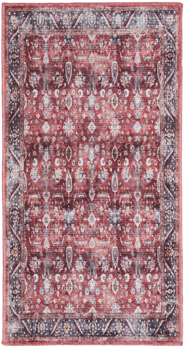 nourison grand washables grw06 brick ivory rug
