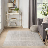 nourison serenity home srh05 light grey rug