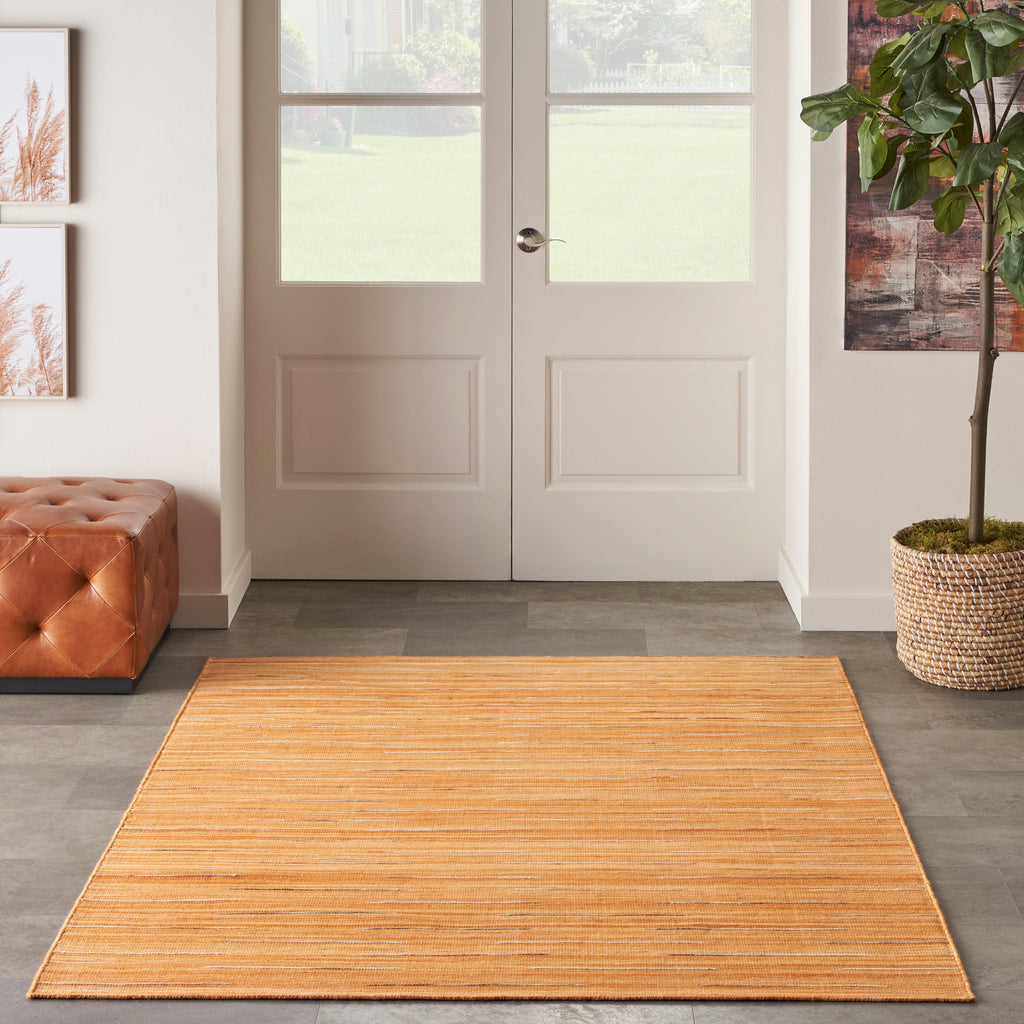 nourison interweave iwv01 orange rug