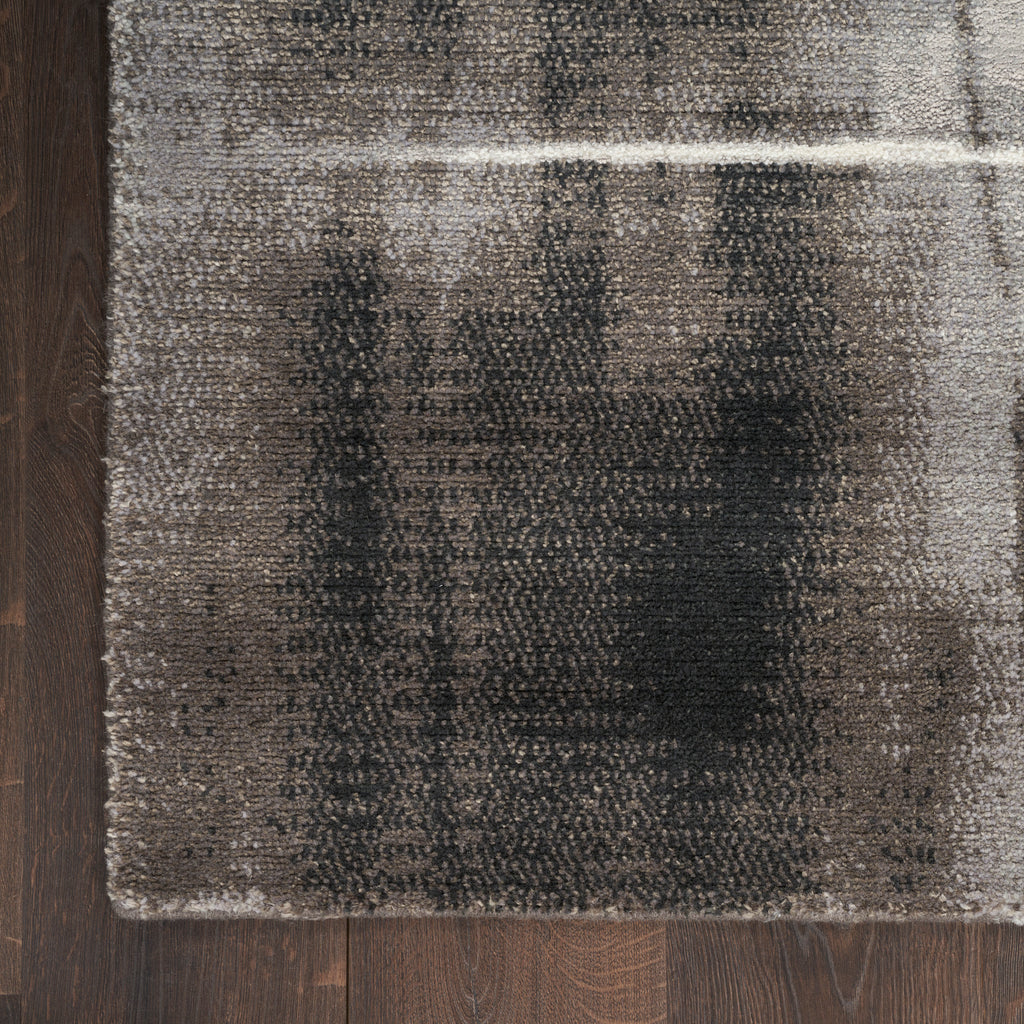 nourison twilight twi30 grey ivory black rug