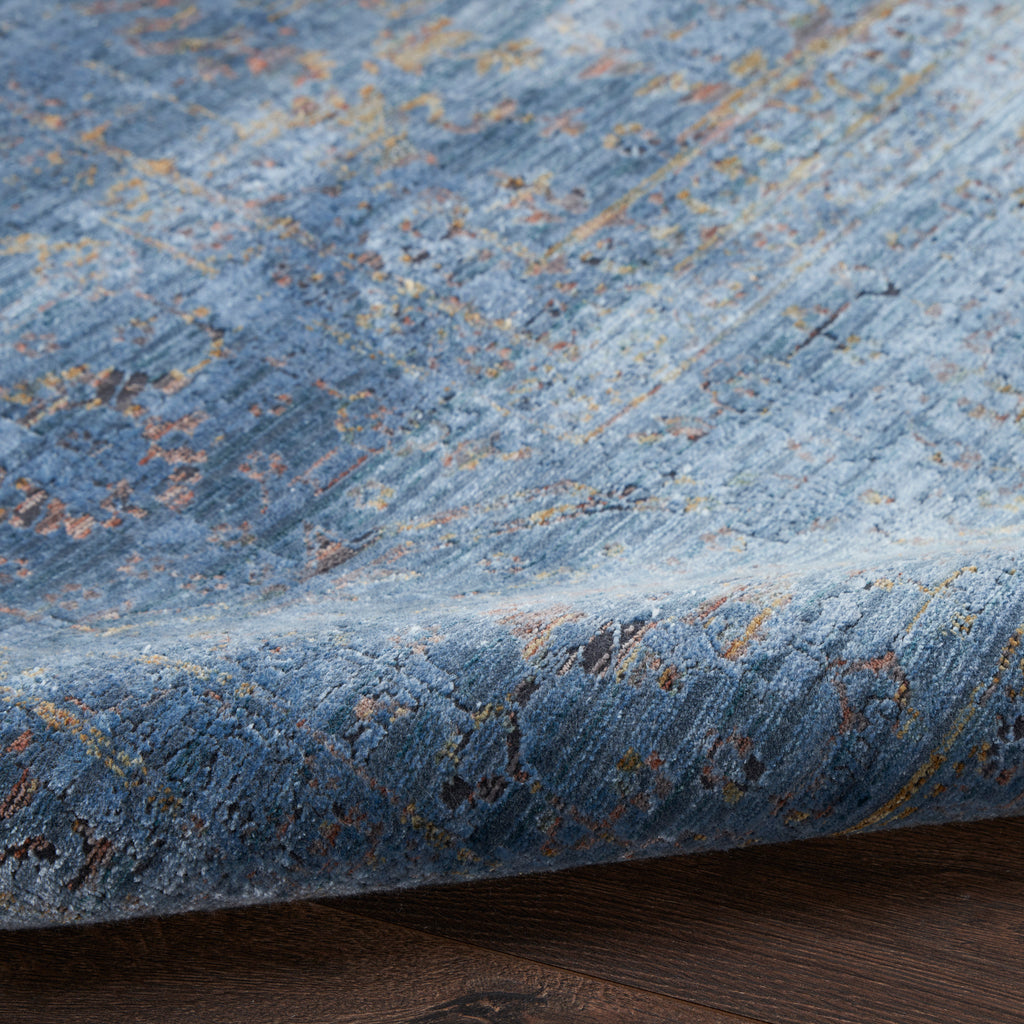 nourison luxurious lrs01 blue rug