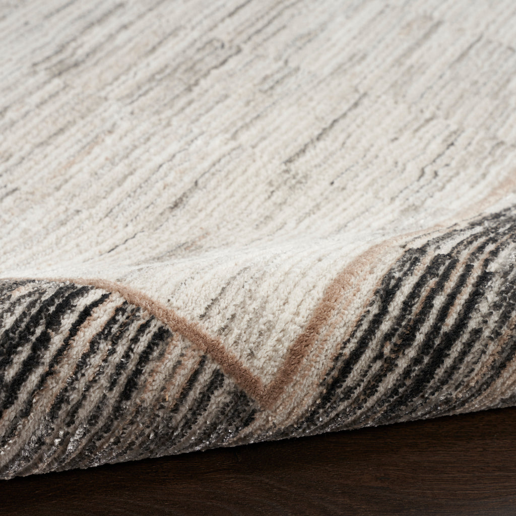 nourison desire dsr02 grey black rug