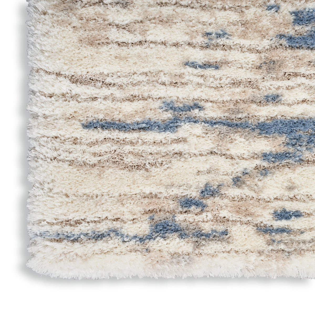 nourison dreamy shag drs10 light blue grey rug