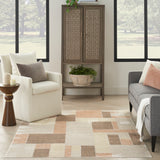nourison astra machine washable asw09 beige multicolor rug