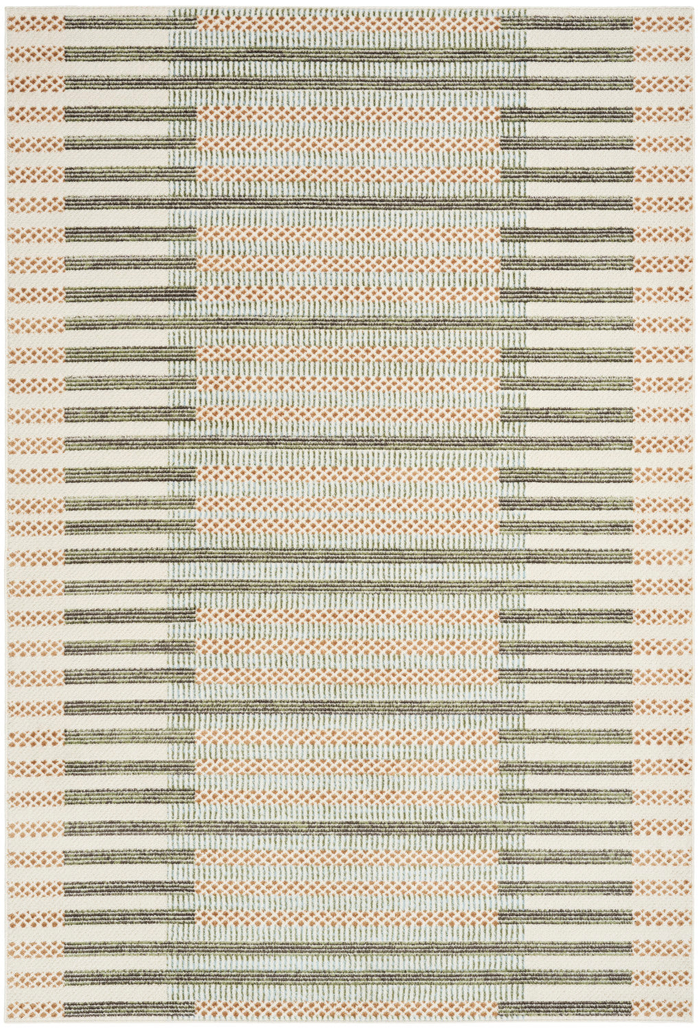 nourison nordic nrc15 ivory multicolor rug