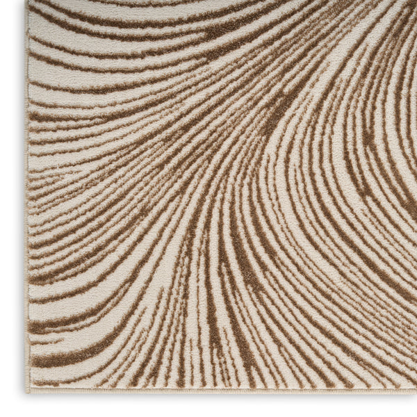 nourison central park west cep02 beige brown rug