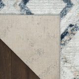 nourison dekor dek05 grey navy rug