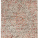 nourison lucent lcn07 silver red rug