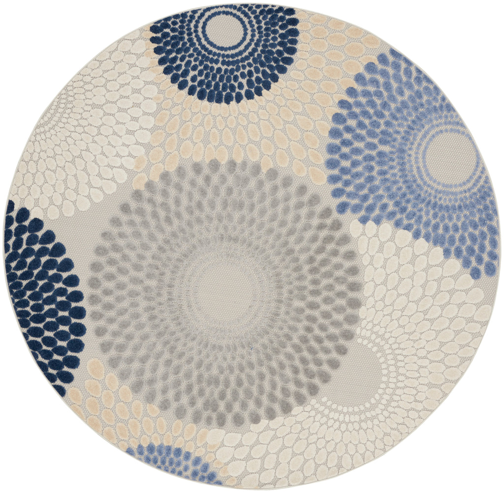 nourison aloha alh29 blue grey rug