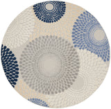 nourison aloha alh29 blue grey rug