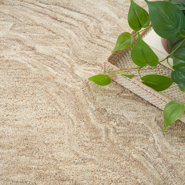 nourison graceful gru01 taupe rug