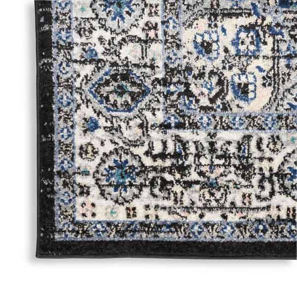 nourison passion psn03 black ivory rug