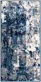 nourison grafix grf38 navy blue rug