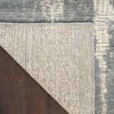 nourison harmony hay03 slate beige rug
