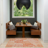 nourison garden oasis goa05 coral rug