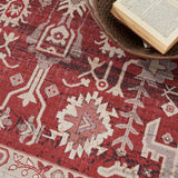 nourison vintage home vnh02 red rug