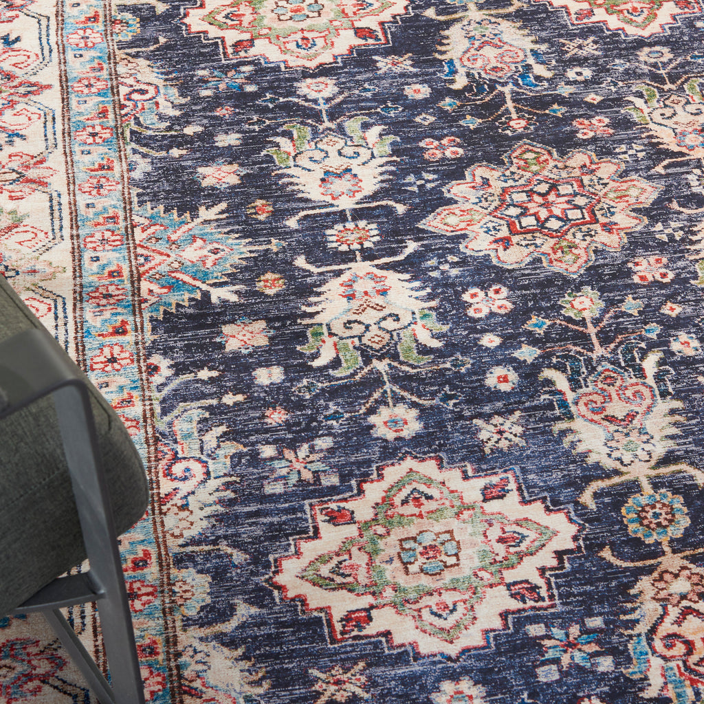 nourison fulton ful01 navy rug