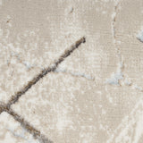 nourison glitz glz02 ivory grey rug
