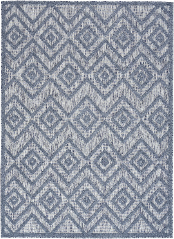 nourison versatile nrv01 denim blue rug