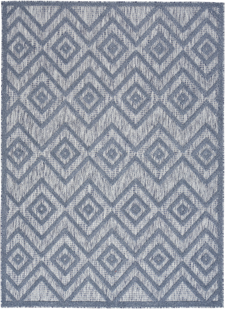 nourison versatile nrv01 denim blue rug