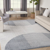 nourison astra machine washable asw03 ivory blue rug