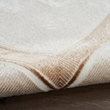 nourison glitz glz08 ivory cream rug