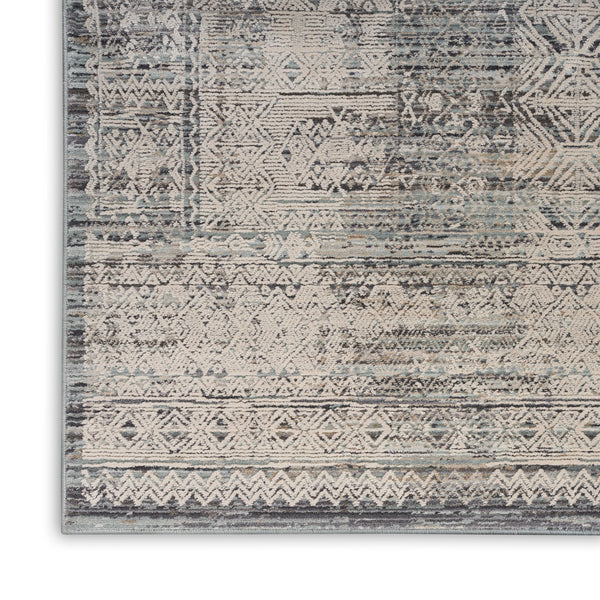nourison lynx lnx06 ivory blue rug