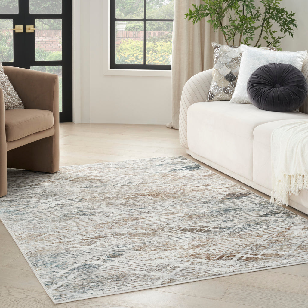 nourison glitz glz11 grey multicolor rug